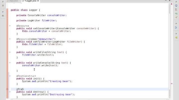 28 Init and Destroy methods through Annotations