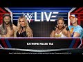 Roman Reigns &amp; Charlotte Flair vs Ronda Rousey &amp; John Cena | WWE 2K25 Extreme Rules Tag Match 🔥