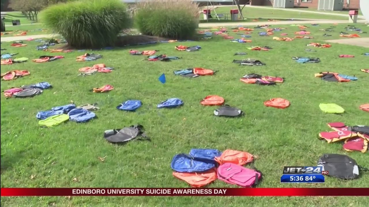 Edinboro University hosted Stories over Silence Day in conjunction with World Suicide Prevention Day Edinboro University hosted Stories over Silence Day in conjunction with World Suicide Prevention Day