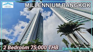 12th Floor Luxury Condo 2+1 Bedroom Millennium Residence Bangkok 75,000 THB