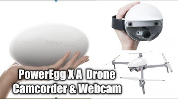 PowerEgg X Is Weatherproof Drone, Camcorder, and Webcam