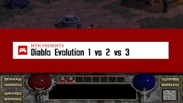 Diablo Evolution 1 vs 2 vs 3 Graphics Comparison (History of Diablo)