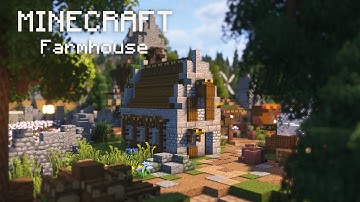 How to build a Medieval Farm House | Step-by-Step Tutorial | Minecraft | Building Tutorial
