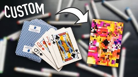 1st custom deck of cards