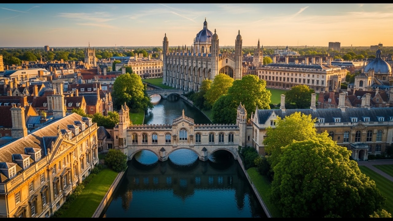 Cambridge Walking Tour 2026 | River Cam, Punting & University Views