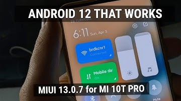 MIUI 13.0.7 EU + Android 12 for MI 10T Pro - The Best Update!