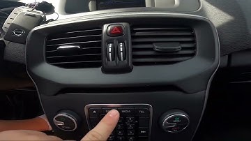 How to Enable or Disable AF for Car Radio in Volvo V40 II ( 2012 – 2019 )