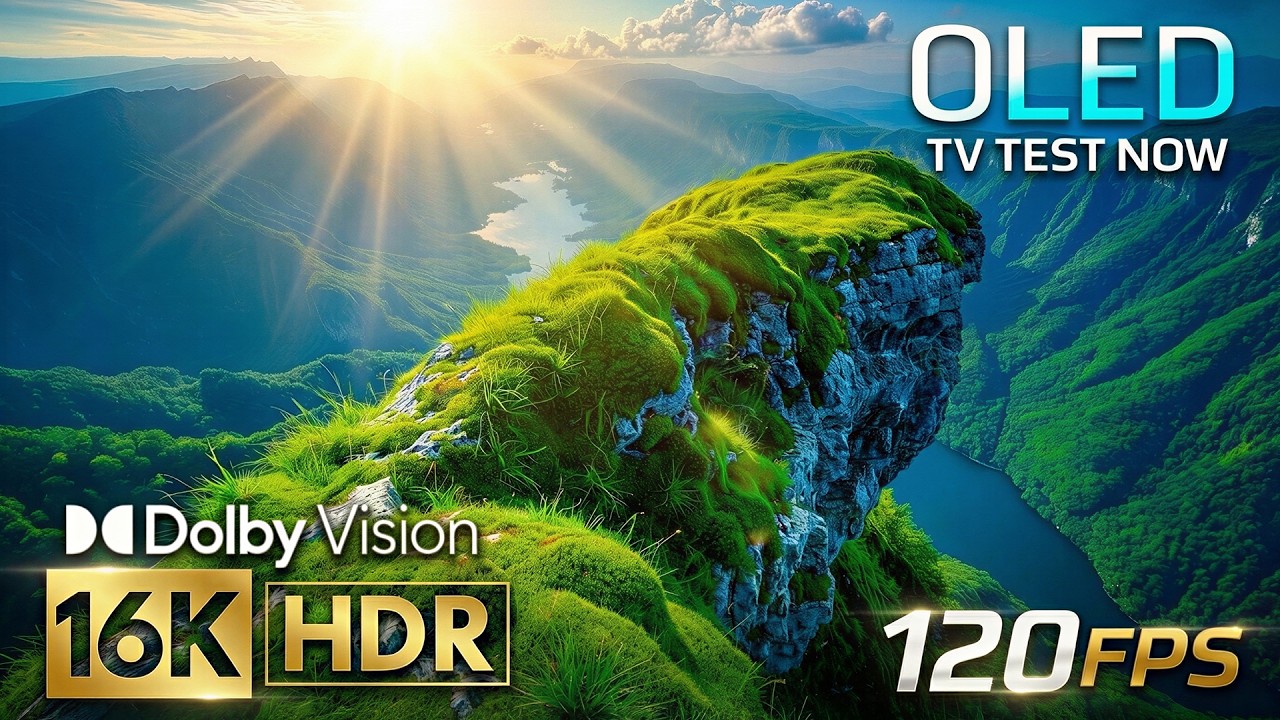 16K HDR DOLBY VISION™ 120FPS | Maximum Resolution Visual Test (4K/8K)