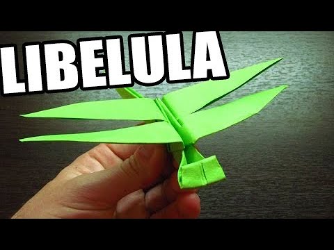 Video: Cómo Hacer Una Libélula Con Papel