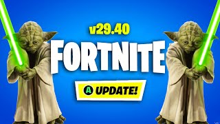 *NEW* FORTNITE STAR WARS UPDATE OUT RIGHT NOW!! NEW BATTLE PASS, MYTHICS & MORE! (Fortnite LIVE)