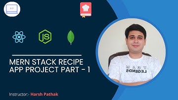 🍔🍔 MERN Stack Recipe App Tutorial Part 1 || Full MERN Stack Recipe App|| #react  #nodejs #mernstack