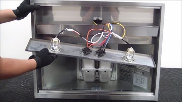 Windster Range Hood - WS-69TB and WS-69TS - How to gain access to control panel