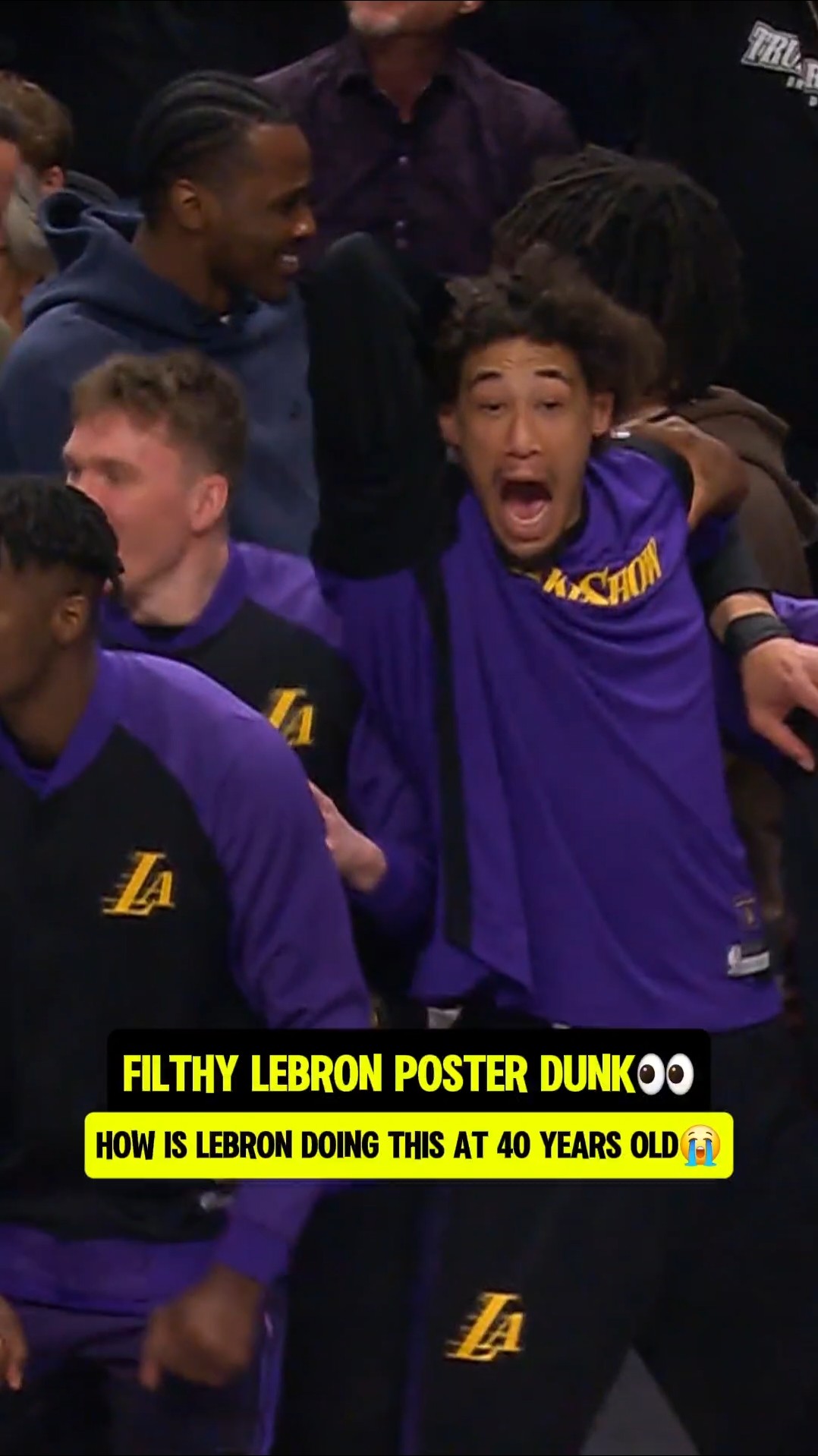 LeBron just DUNKED ALL OVER bro?