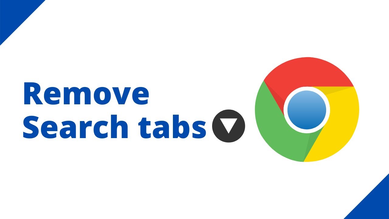 How to remove “Search tabs” in Google Chrome YouTube