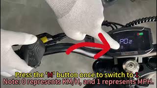 GT73 – How To Change Speed Unit from KM/H to MPH