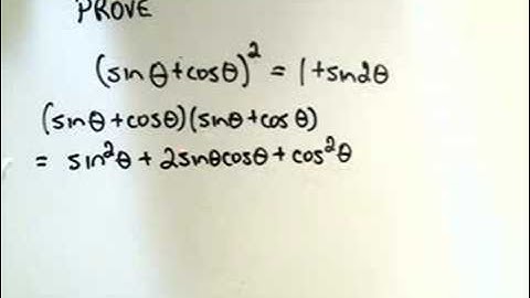 Proving some Random Trigonometric Identities