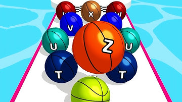 AZ Run Game (Level 125-130) All Levels Gameplay iOS,Android Mobile Walkthrough Ball Run 2048 Update