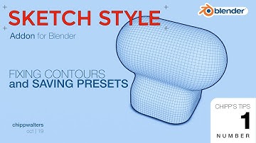 SKETCH STYLE tips for Blender 2.8