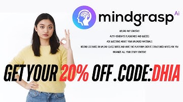 Mindgrasp AI Review 2025 — Verified Coupon Code for 20% Discount on All Plans ✅