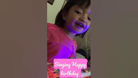alexa 1year old singing Happy birthday
