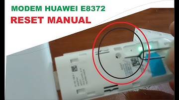 Modem Huawei e8372 Reset manual