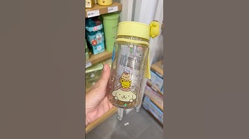Pompompurin bottle #pompompurin #sanrio #sanriogirl #kawaii #miniso #hellokitty