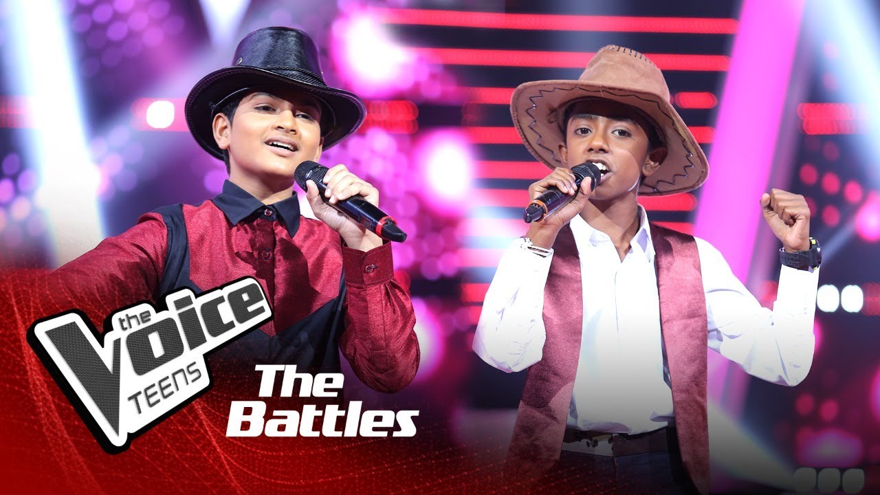 The Battles  Ishina Daminda V Lasith Ushantha  Kaurudo Kaurudo Dan Lokko The Voice Teen Sri Lanka