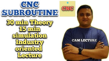 CAM LECTURE - SUBROUTINE PROGRAMMING