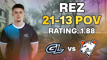 REZ 21-13 vs Virtus.pro | PGL Bucharest 2025 | Ancient POV