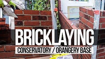 how to build conservatory base bricklaying - completed by myconservatoryroofreplacement
