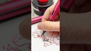 How to draw Pokémon with fountain pens - Lamy AL-Star Fiery and Aquatic fountain pens