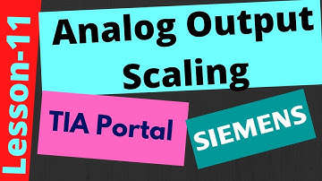 Analog Output Scaling || TIA Portal || 4-20 mA / 0-10 V