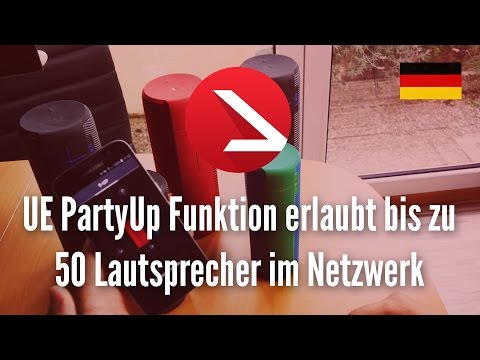 UE PartyUp Funktion erlaubt bis zu 50 Lautsprecher im Netzwerk [4K UHD]