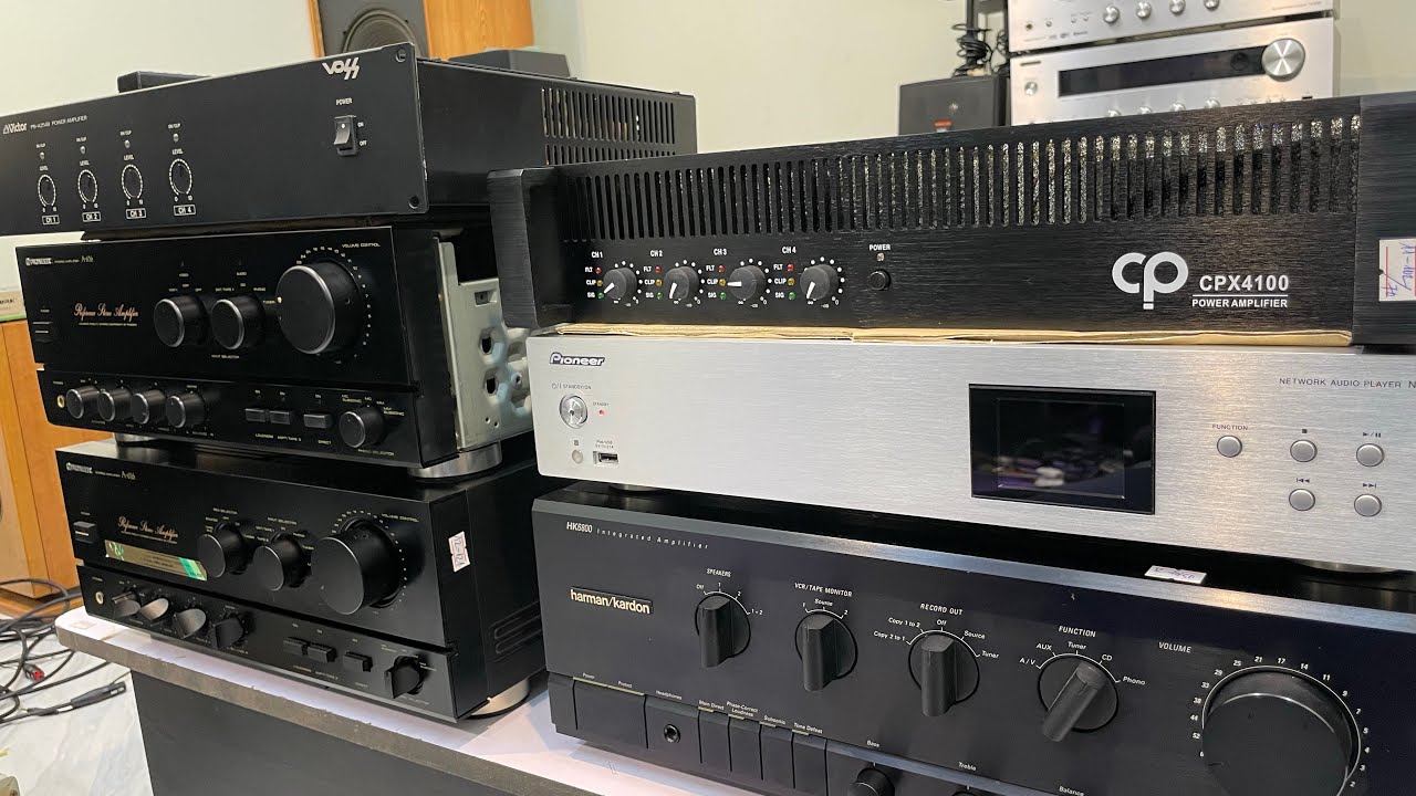 1tr6. Pow 4 kênh, Đẩy liền vang, Pioneer 636, Onkyo 817XD, CPX4100. Trúc - Hưng Yên.   0972 138 205.