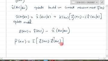 2014W ENGR487 Lecture21 Kalman Filter