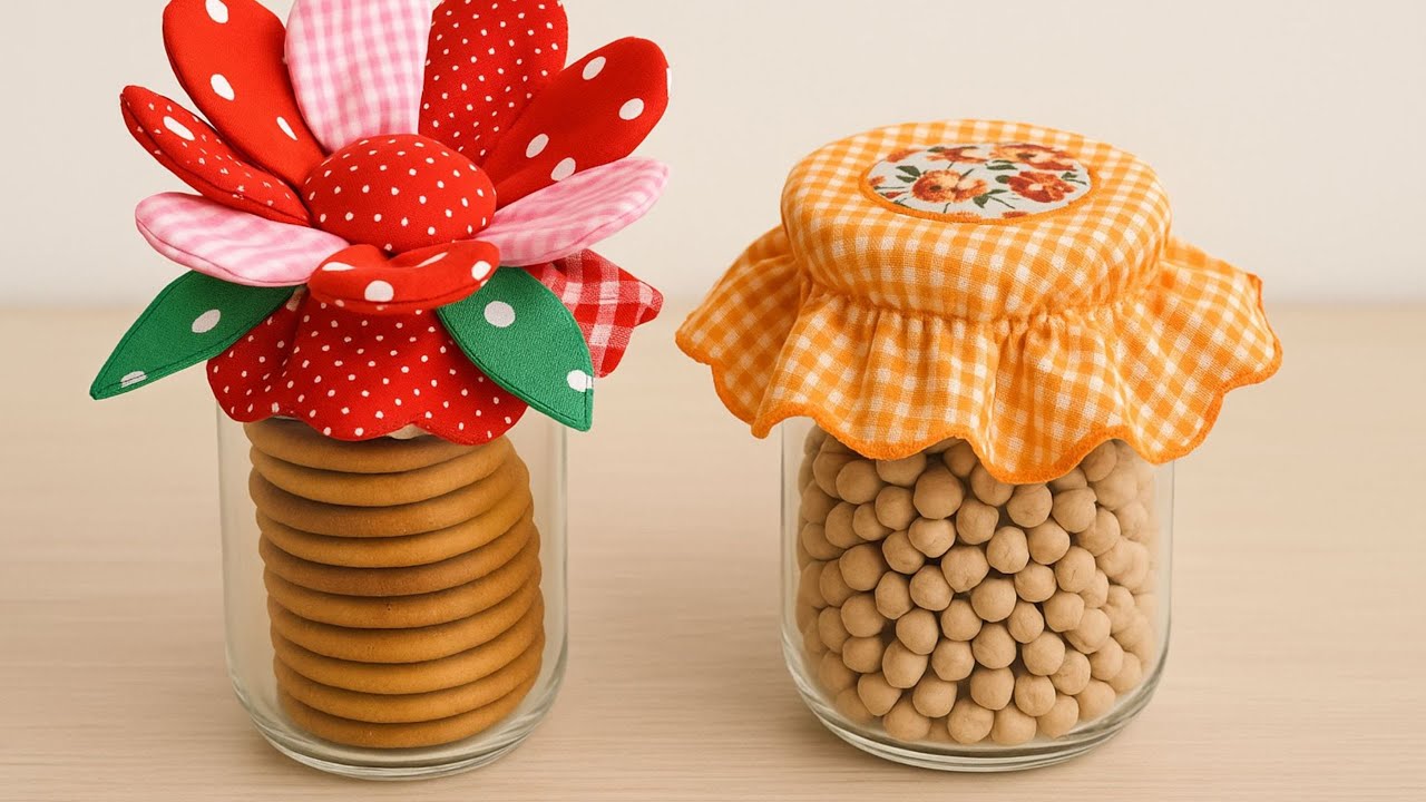 RECICLA TUS VIDRIOS! NO LO TIRES! 2 IDEAS DE COSTURA PARA TU COCINA