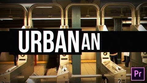 Urban Intro | Premiere Pro Templates | Videohive