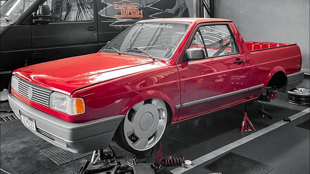 O SEGREDO DO PÁRA-CHOQUE DOS QUADRADOS FOI REVELADO, SAVEIRO PELÚCIA