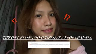 how to get monetized on youtube as a kpop channel pt2