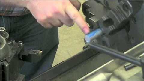 Materials Testing: Creating tensile test specimen part 1