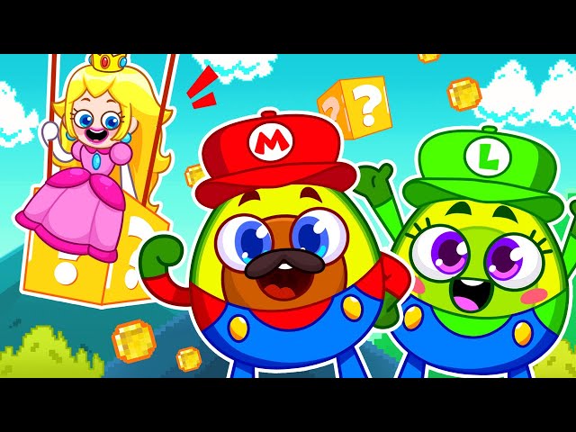 Lost in Mario's World 🤩 || Fun Kids Cartoons by Pit & Penny Stories 🥑💖 class=
