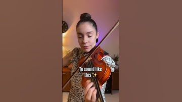Change your sound with only one skill ✨ Comment "method" to get access 🎻 #violin #violinvibrato