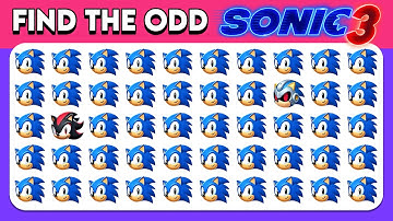 Find the ODD One Out - Sonic the Hedgehog 3 Edition 🎬🦔💙 Sonic the Hedgehog 3 Movie Quiz