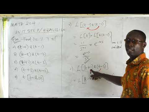 6.Unit step or Heaviside functions- Delay theorem