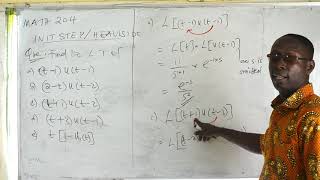 6.Unit step or Heaviside functions- Delay theorem