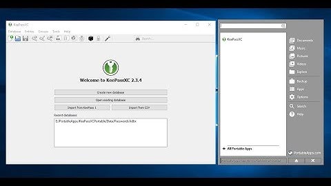 Forget Your Passwords with KeePassXC and PortableApps