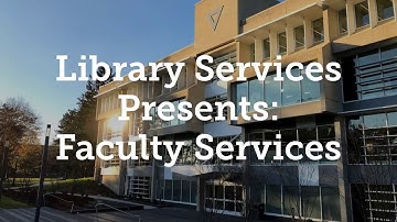 Faculty Services - Springfield College Library Services