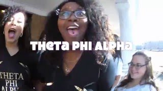 Theta Phi Alpha 2.1; Welcome Beta Mu to Theta Phi Alpha