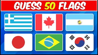 How well do you know geography? Test your knowledge, guess the 50 flags