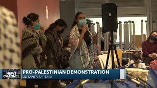 UC Santa Barbara students host Pro-Palestine demonstration